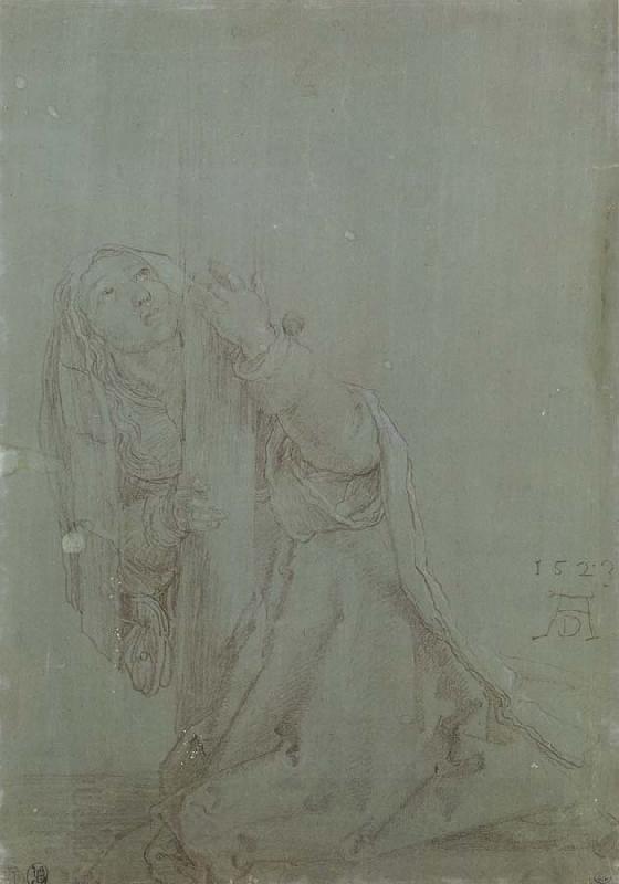 Albrecht Durer THe Magdalen embracine the cross China oil painting art